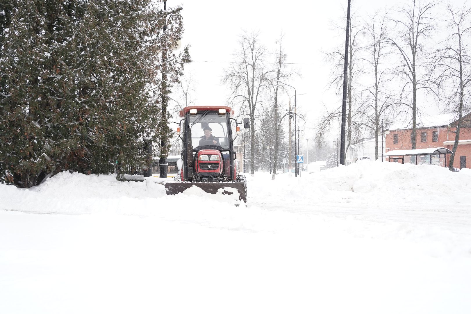 Рошаль, снегоуборка, снегоуборочная техника, СДХиБ, Большая Шатура,