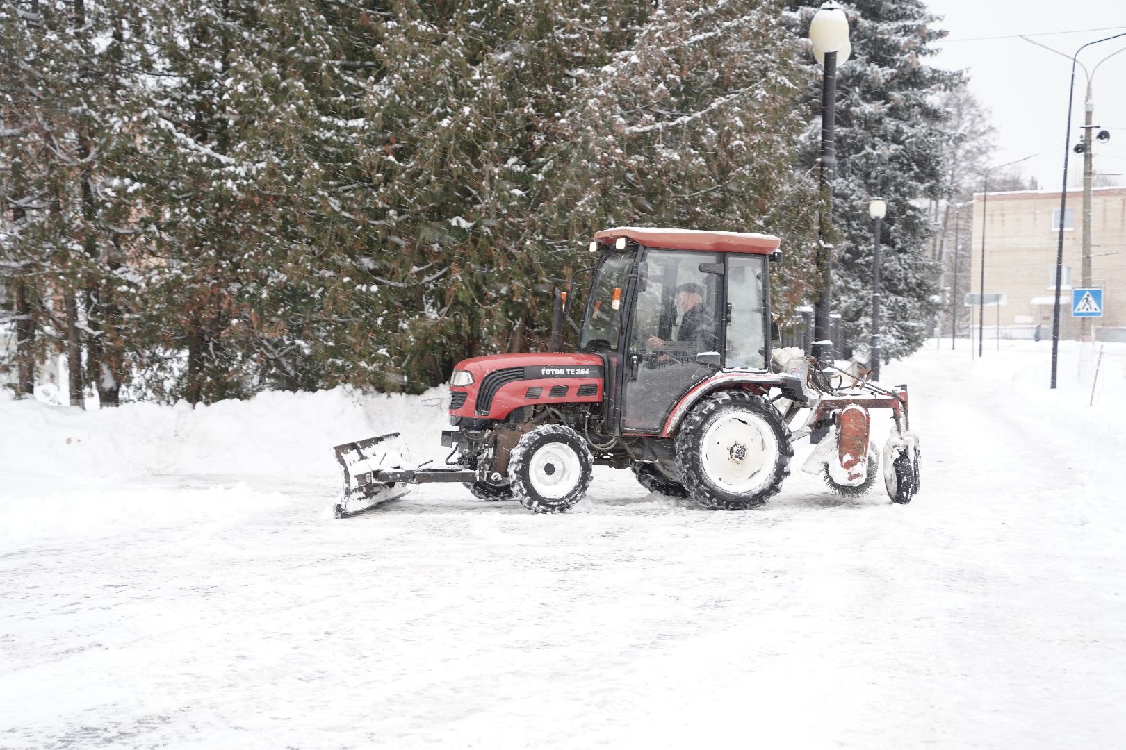 Рошаль, снегоуборка, снегоуборочная техника, СДХиБ, Большая Шатура,