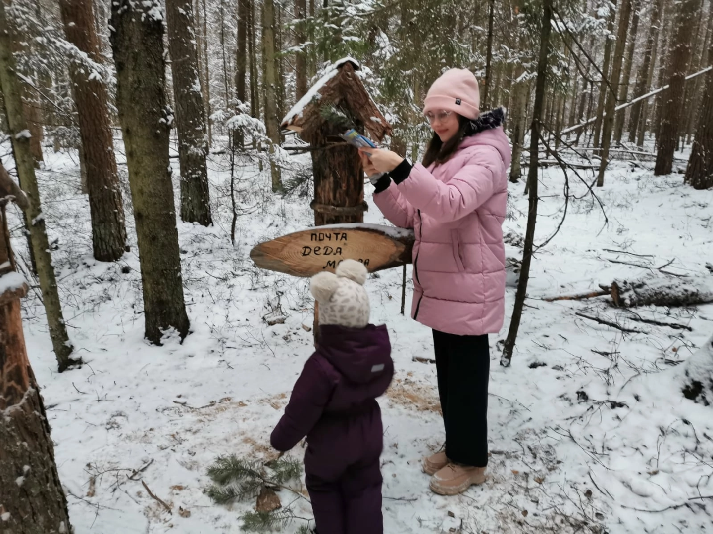 волоколамск, лес,лесничий, дед мороз, почта деда мороза, почта деду морозу,
