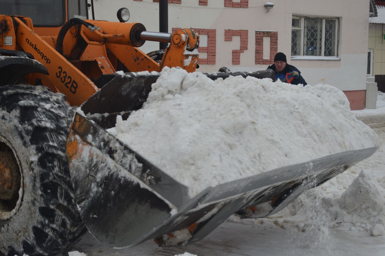 шатура, уборка снега, городской округ люди, борьба со снегом, чп, замело,
