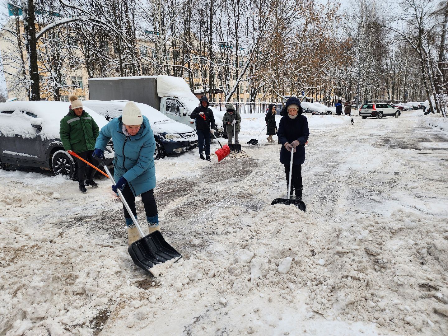 снегопад, снегоуборка, снегоуборочная техника,