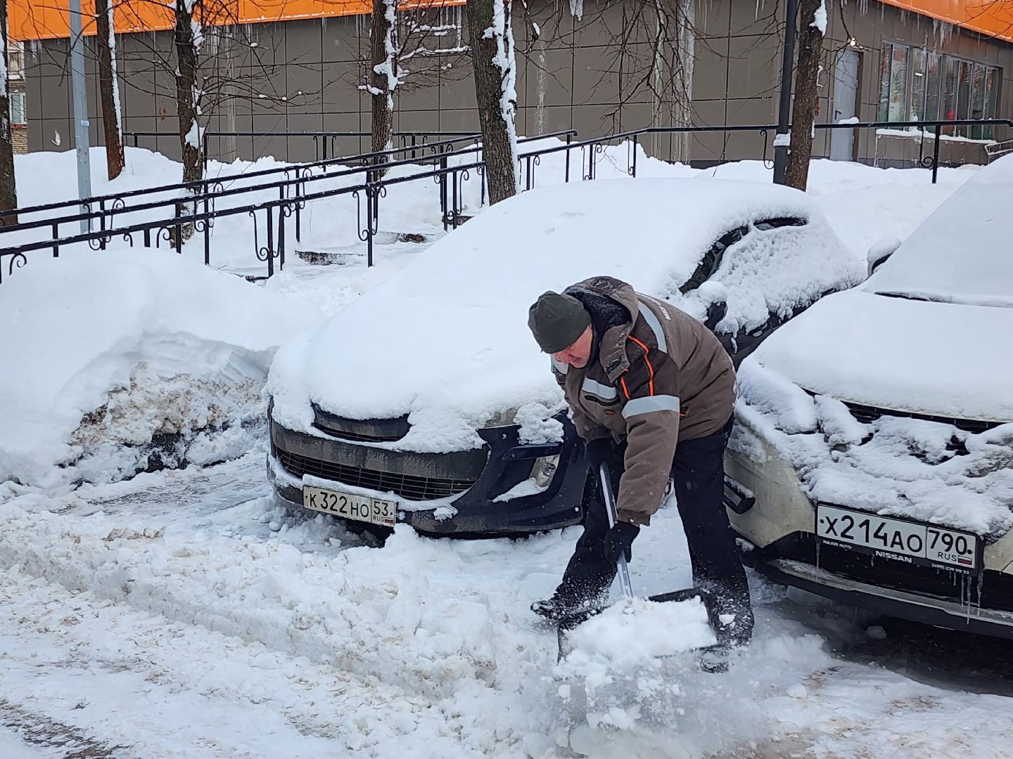 снегопад, снегоуборка, снегоуборочная техника,