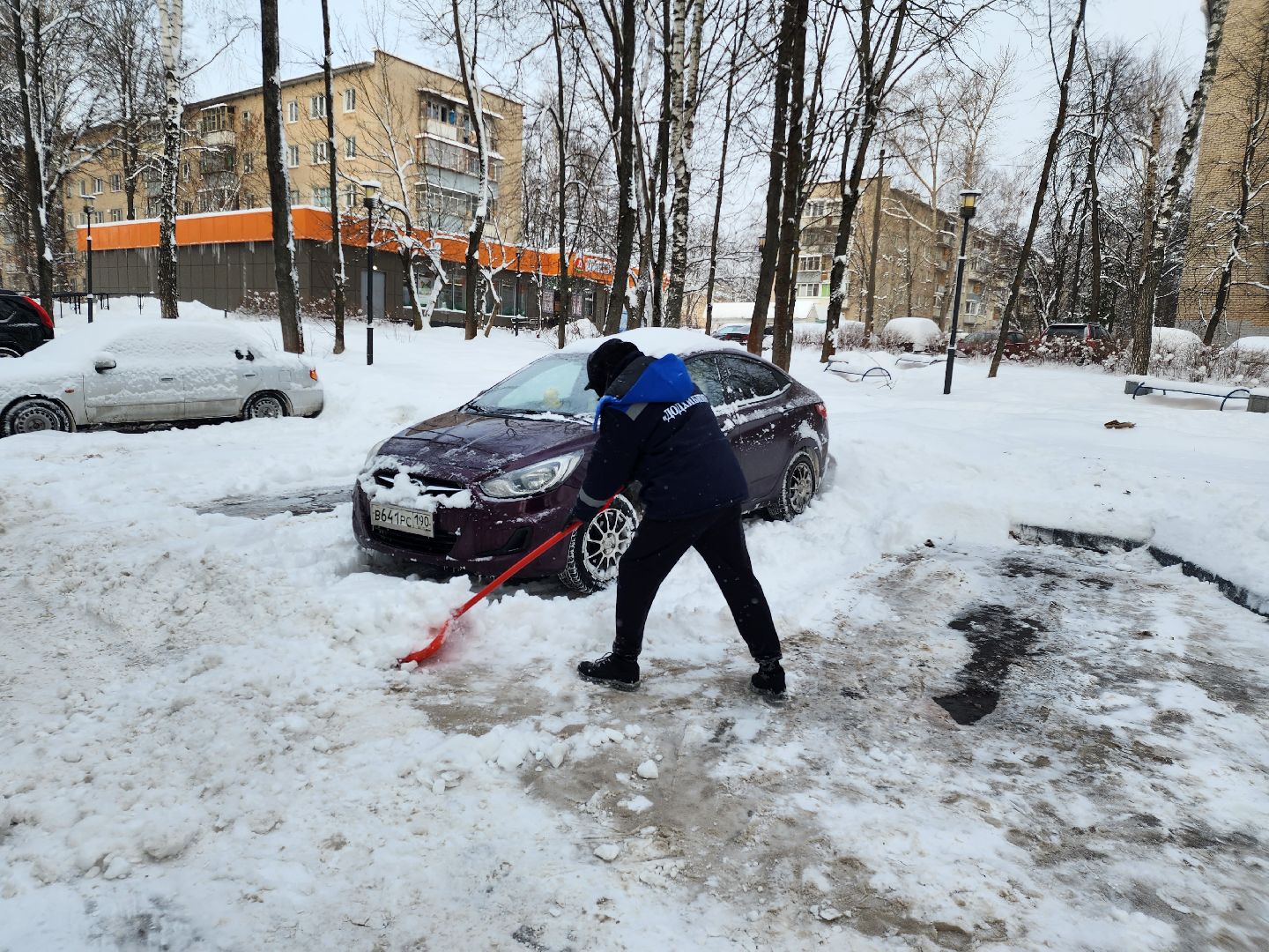 снегопад, снегоуборка, снегоуборочная техника,