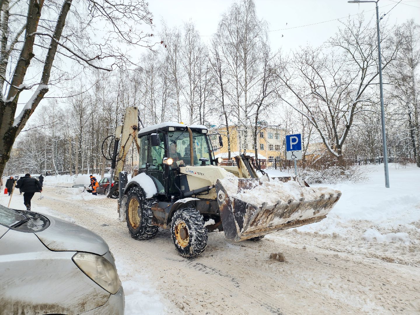 снегопад, снегоуборка, снегоуборочная техника,