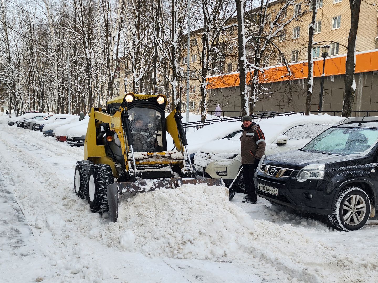 снегопад, снегоуборка, снегоуборочная техника,