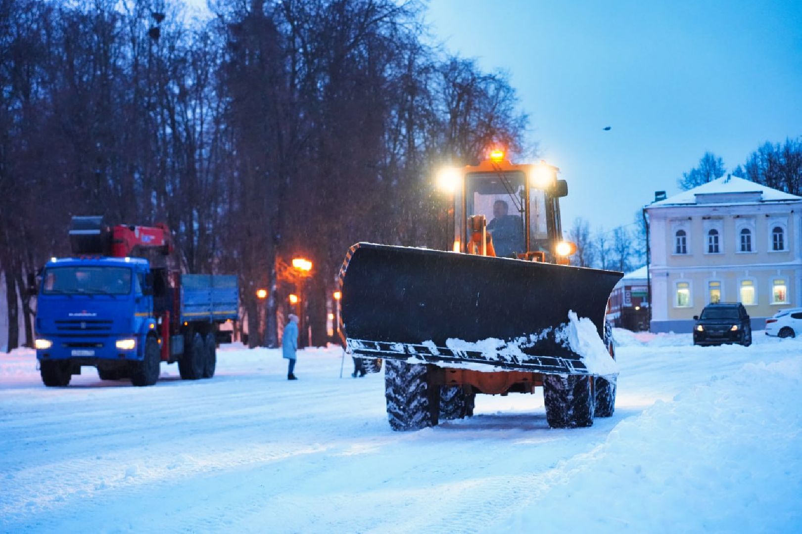 Сергиев Посад, Снег, Снегопад, Погода, Уборка, Коммунальные службы, Коммунальщики, ЖКХ,