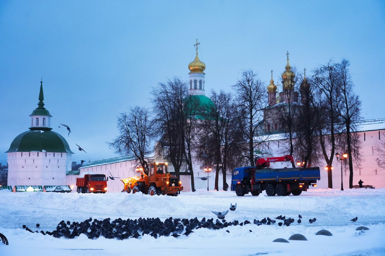 Сергиев Посад, Снег, Снегопад, Погода, Уборка, Коммунальные службы, Коммунальщики, ЖКХ,
