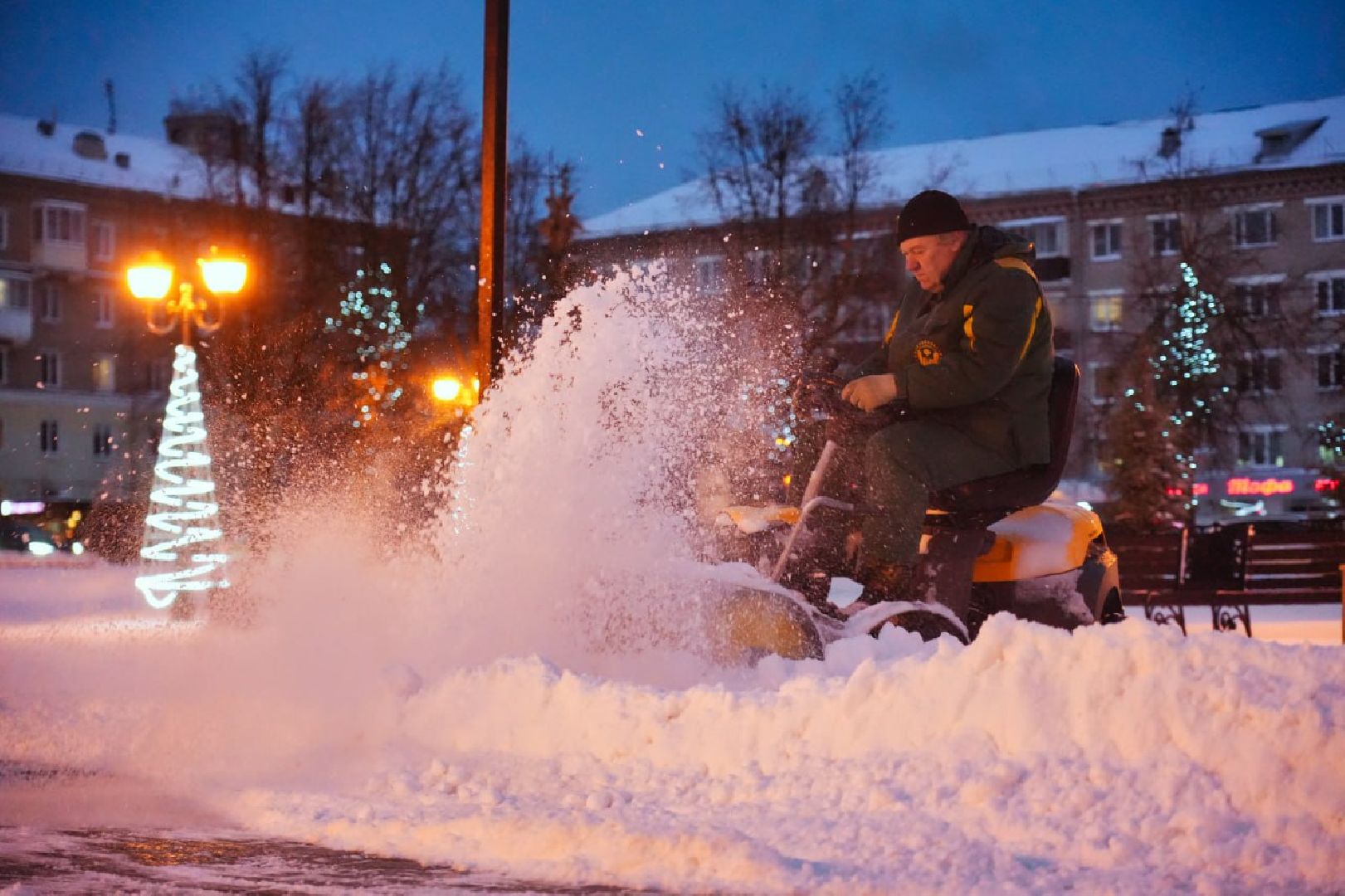 Сергиев Посад, Снег, Снегопад, Погода, Уборка, Коммунальные службы, Коммунальщики, ЖКХ,