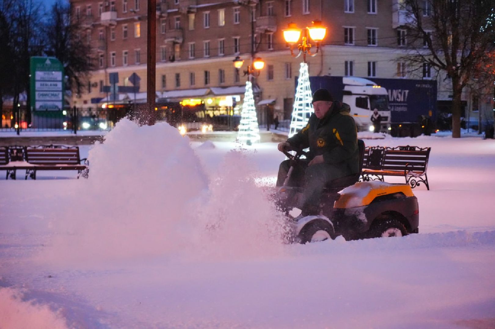 Сергиев Посад, Снег, Снегопад, Погода, Уборка, Коммунальные службы, Коммунальщики, ЖКХ,
