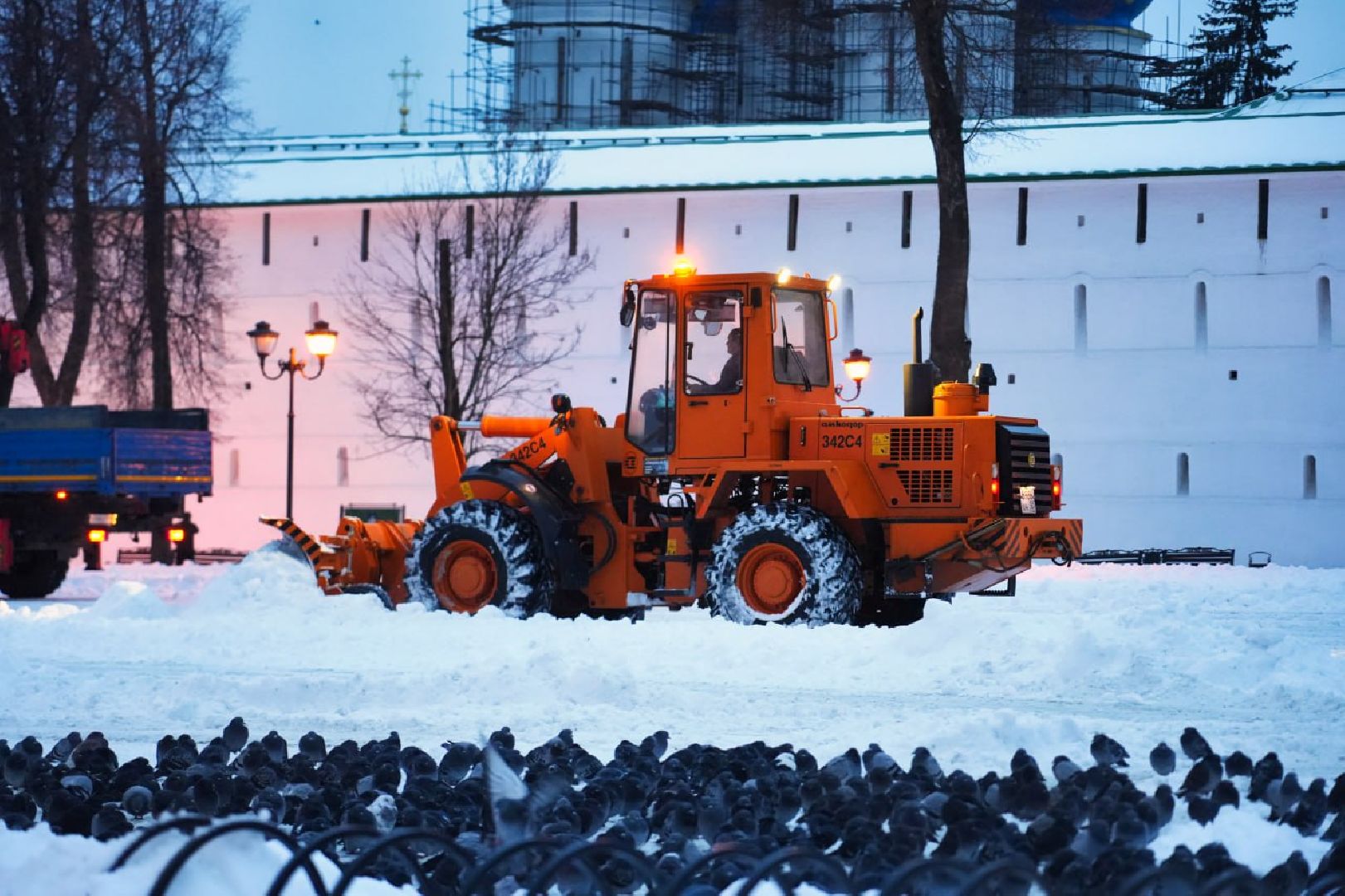 Сергиев Посад, Снег, Снегопад, Погода, Уборка, Коммунальные службы, Коммунальщики, ЖКХ,