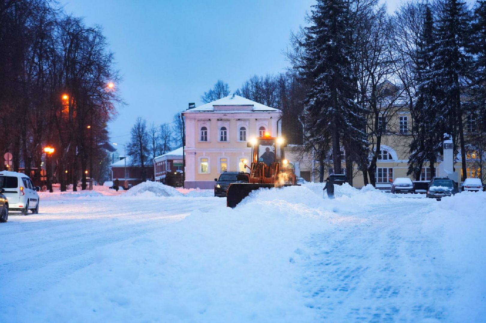 Сергиев Посад, Снег, Снегопад, Погода, Уборка, Коммунальные службы, Коммунальщики, ЖКХ,