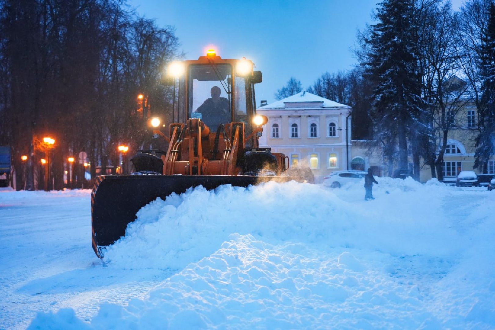 Сергиев Посад, Снег, Снегопад, Погода, Уборка, Коммунальные службы, Коммунальщики, ЖКХ,