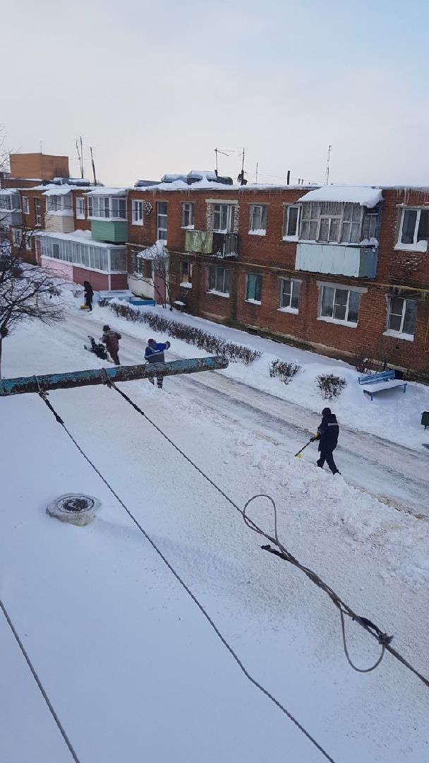 снегопад, Серебряные Пруды, ликвидация последствий снегопада, благоустройство, дворы, дороги,