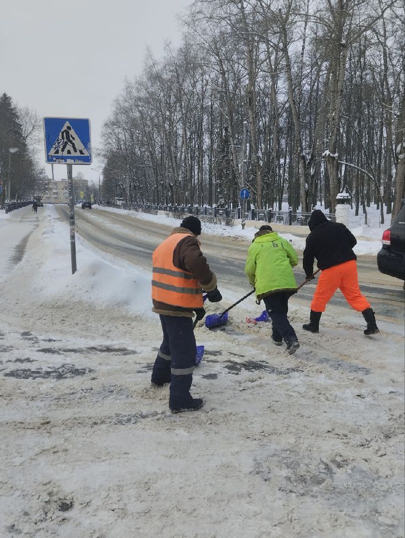 воскресенск, благоустройство, жкх, снегопад, уборка снега, коммунальная техника,