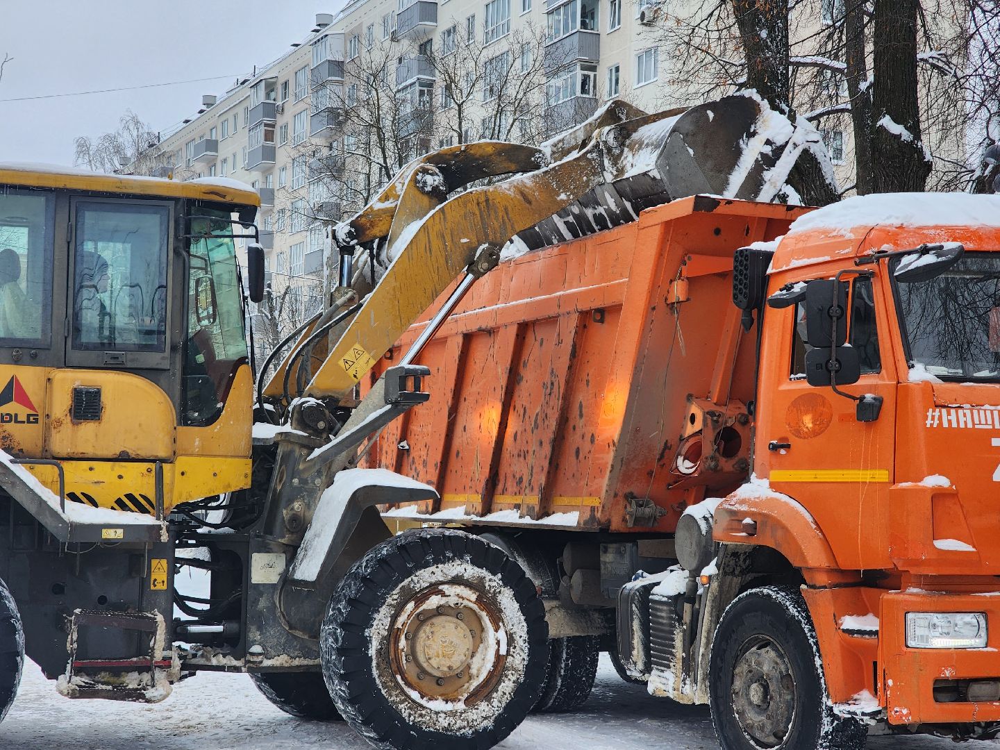 коммунальные службы, уборка общественных территорий, снегопад, Ногинск, Богородский городской округ,