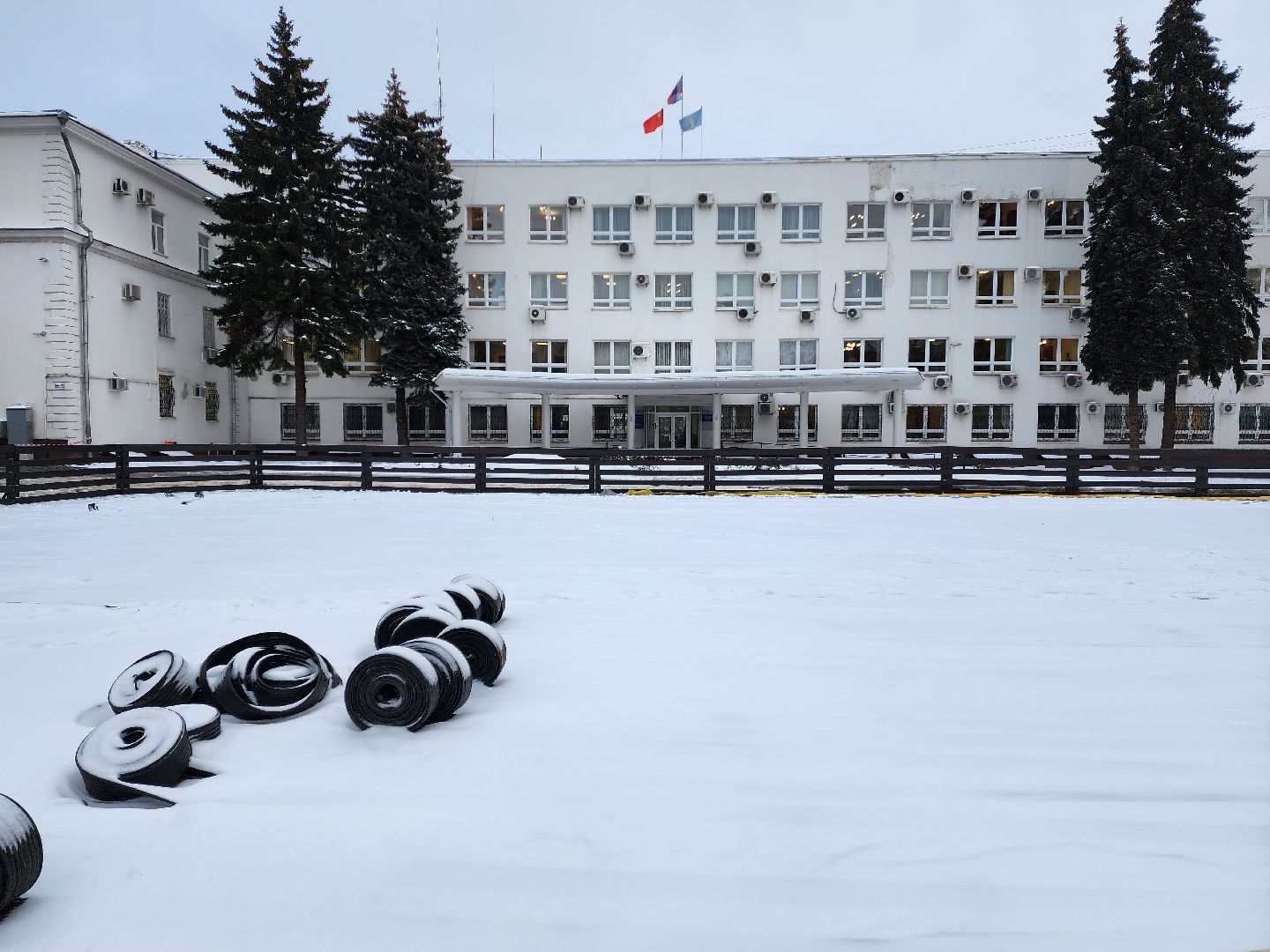 раменское, благоустройство, каток в центре города,