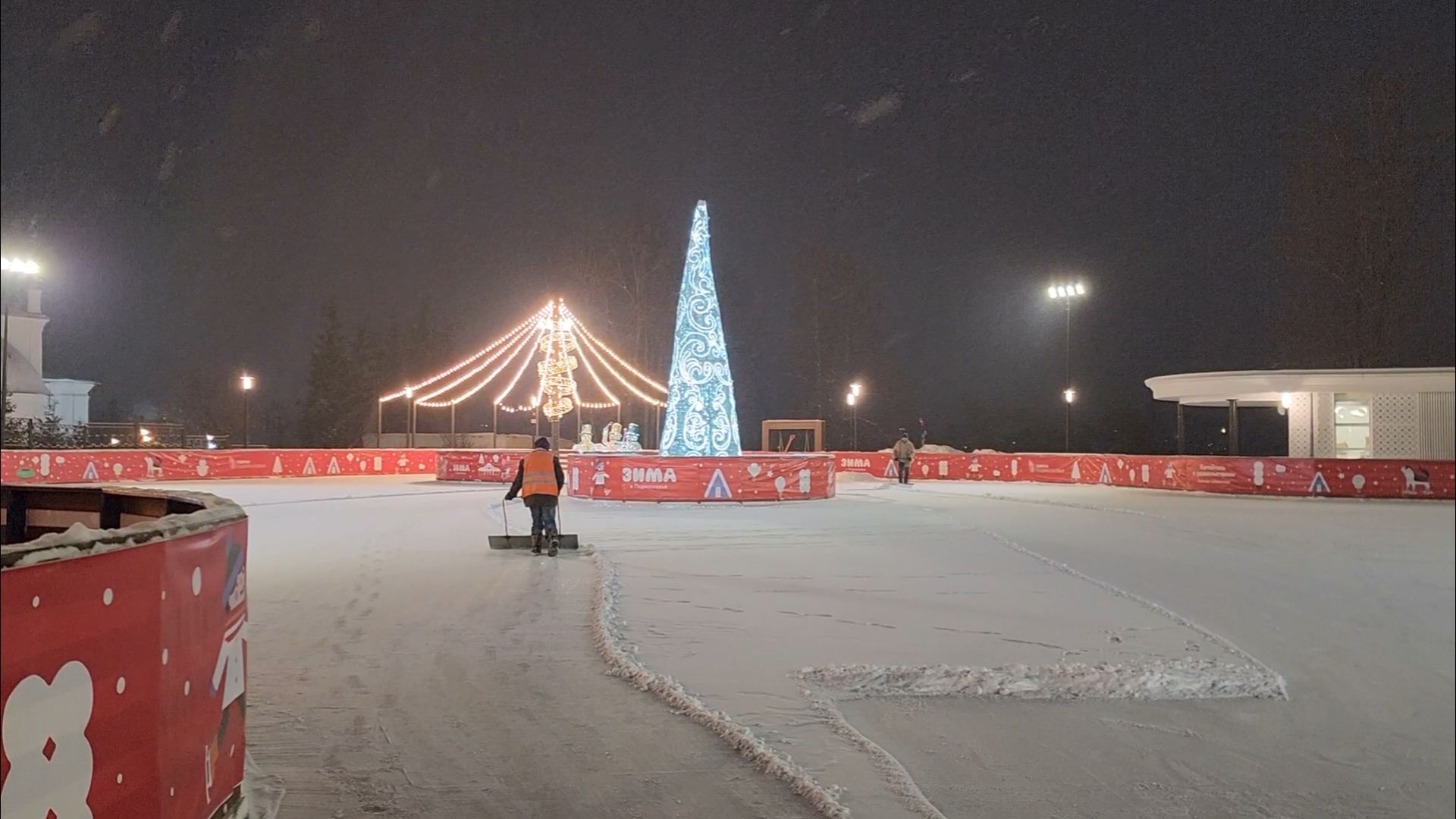 подольск, снег, уборка общественных территорий,