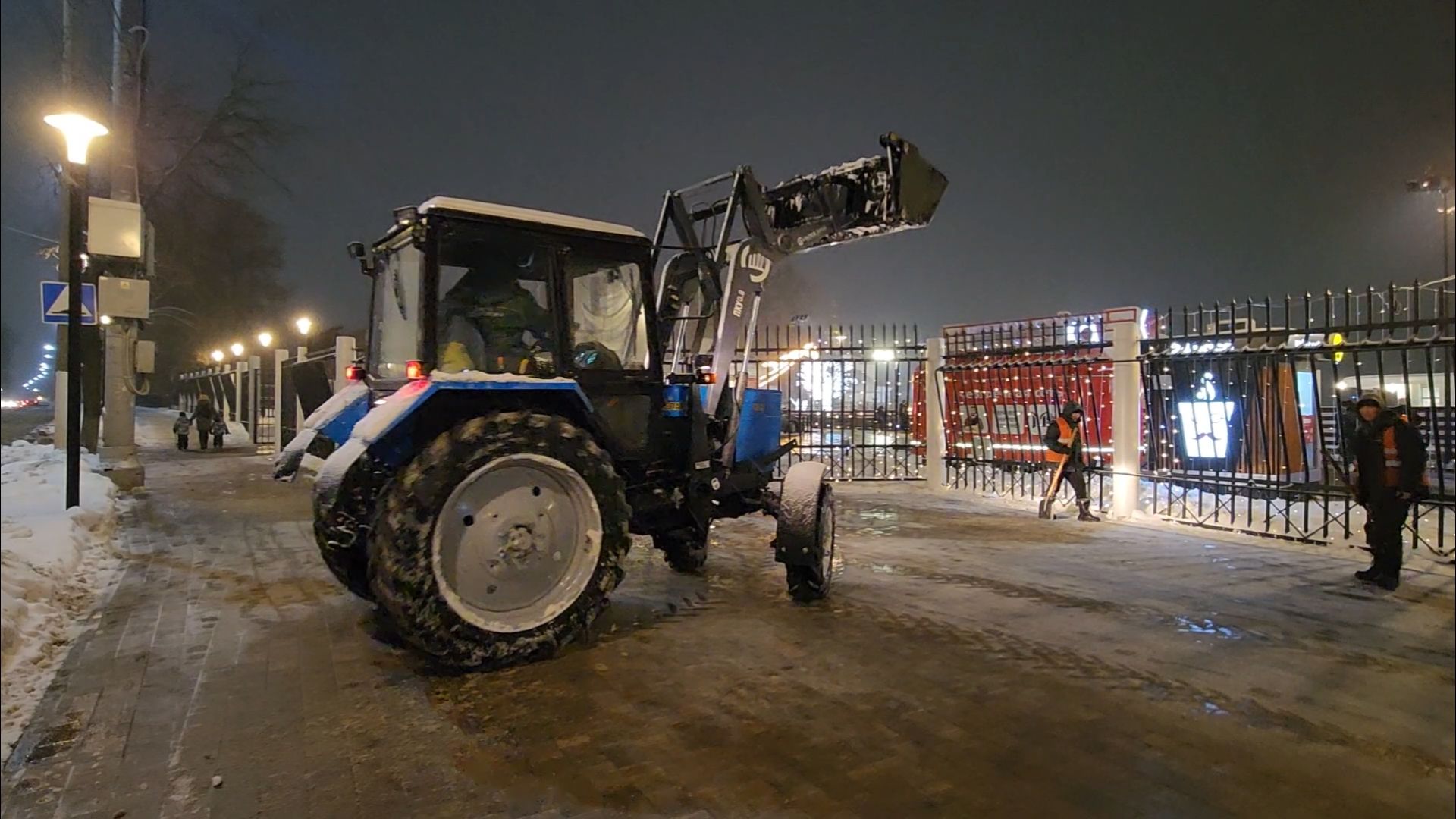подольск, снег, уборка общественных территорий,