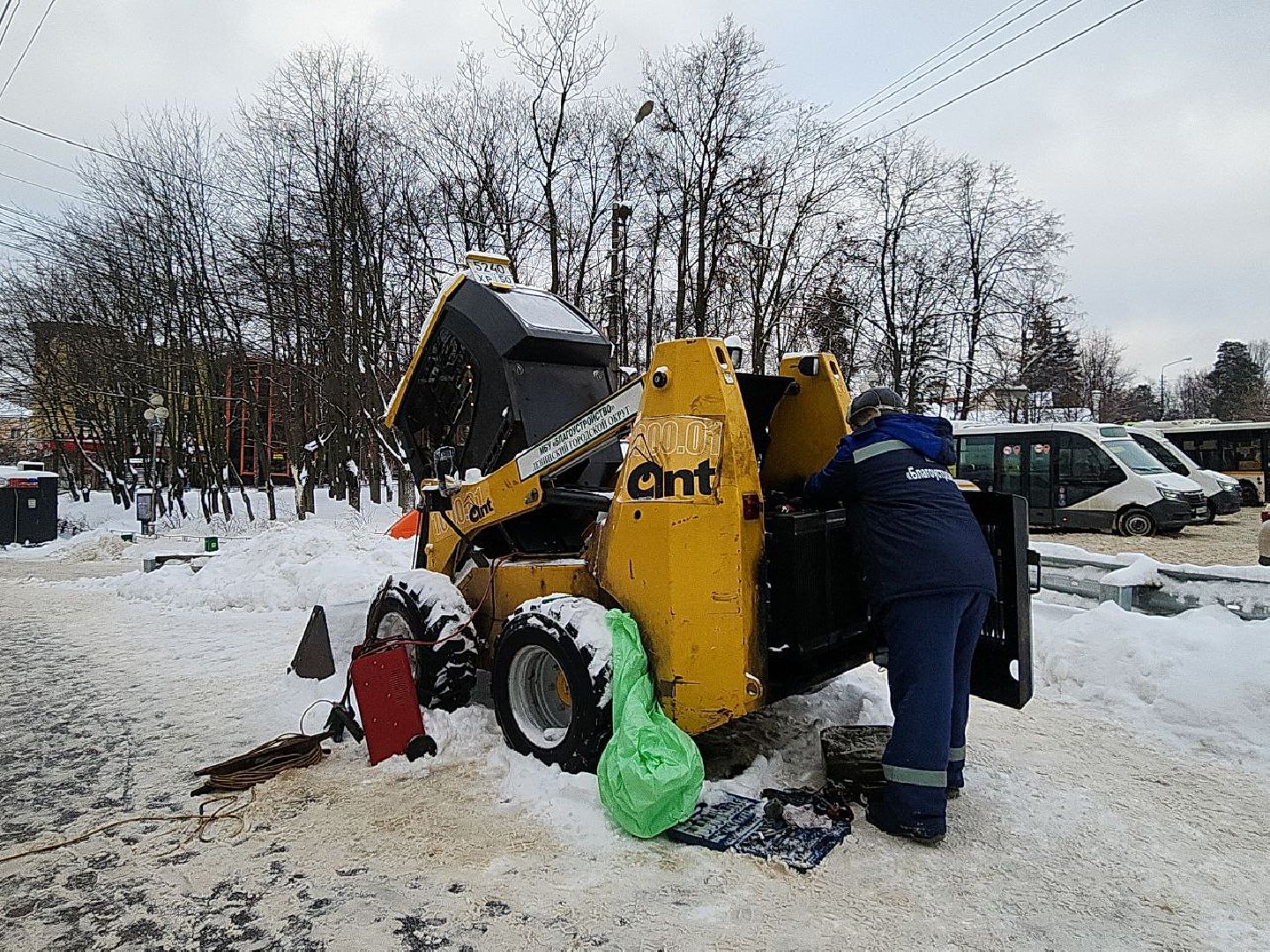 жкх, видное, снегопад, снегоуборочная_техника, расторгуево,