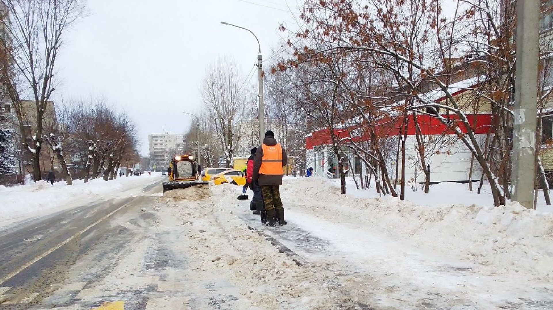 погода, снегопад, коммунальные служба, Лосино-Петровский,