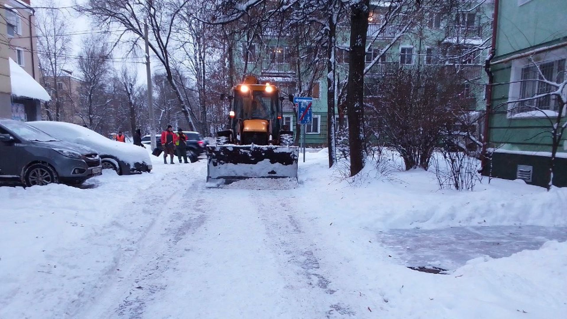 погода, снегопад, коммунальные служба, Лосино-Петровский,