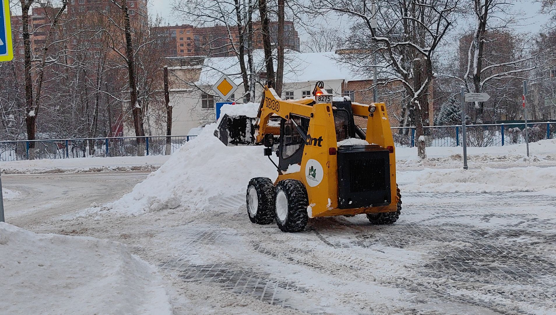 снегопад, непогода, дороги, тротуары, техника, жкх,