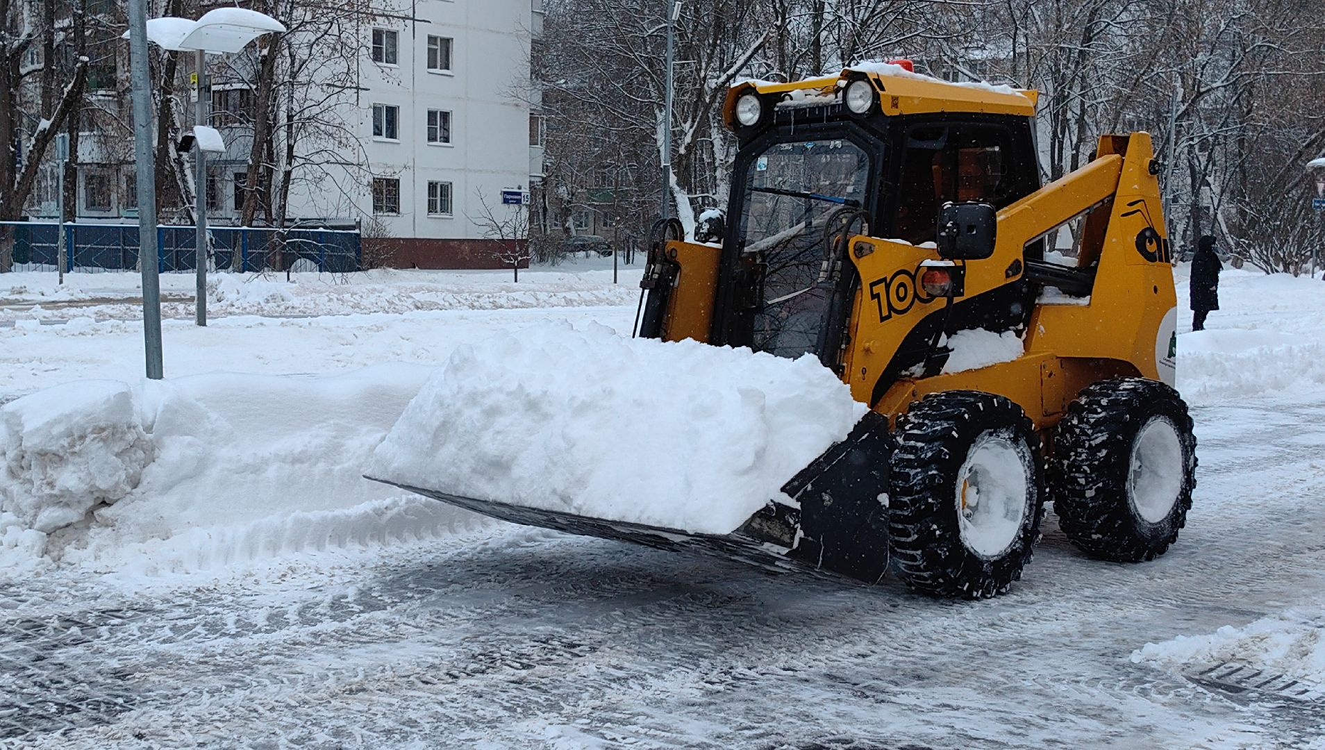 снегопад, непогода, дороги, тротуары, техника, жкх,