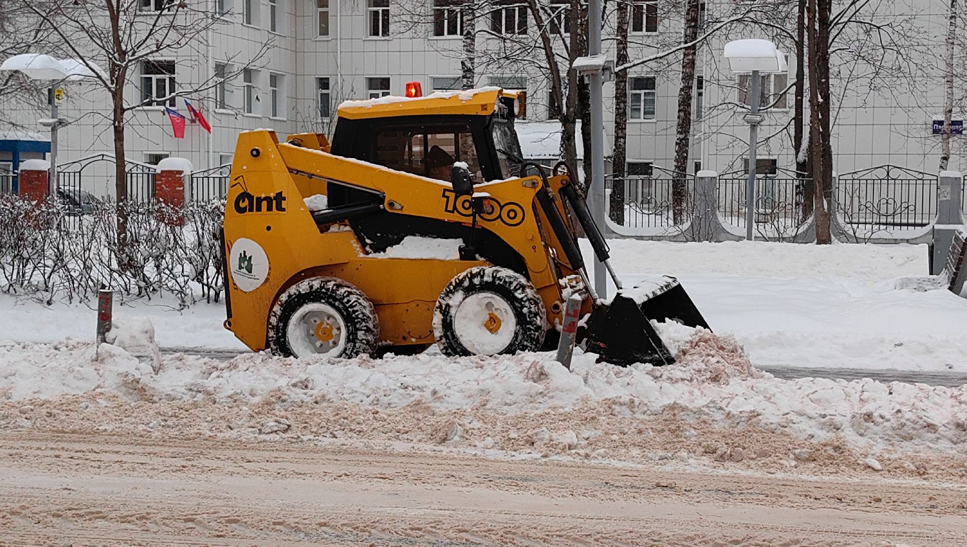 снегопад, непогода, дороги, тротуары, техника, жкх,