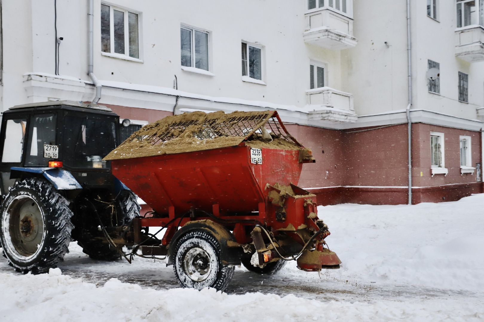 жкх, снегопад, уборка снега, фрязино,