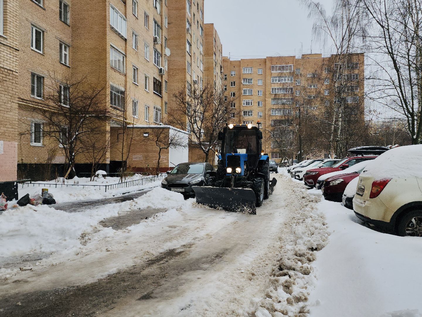 жкх, снегопад, уборка снега, фрязино,