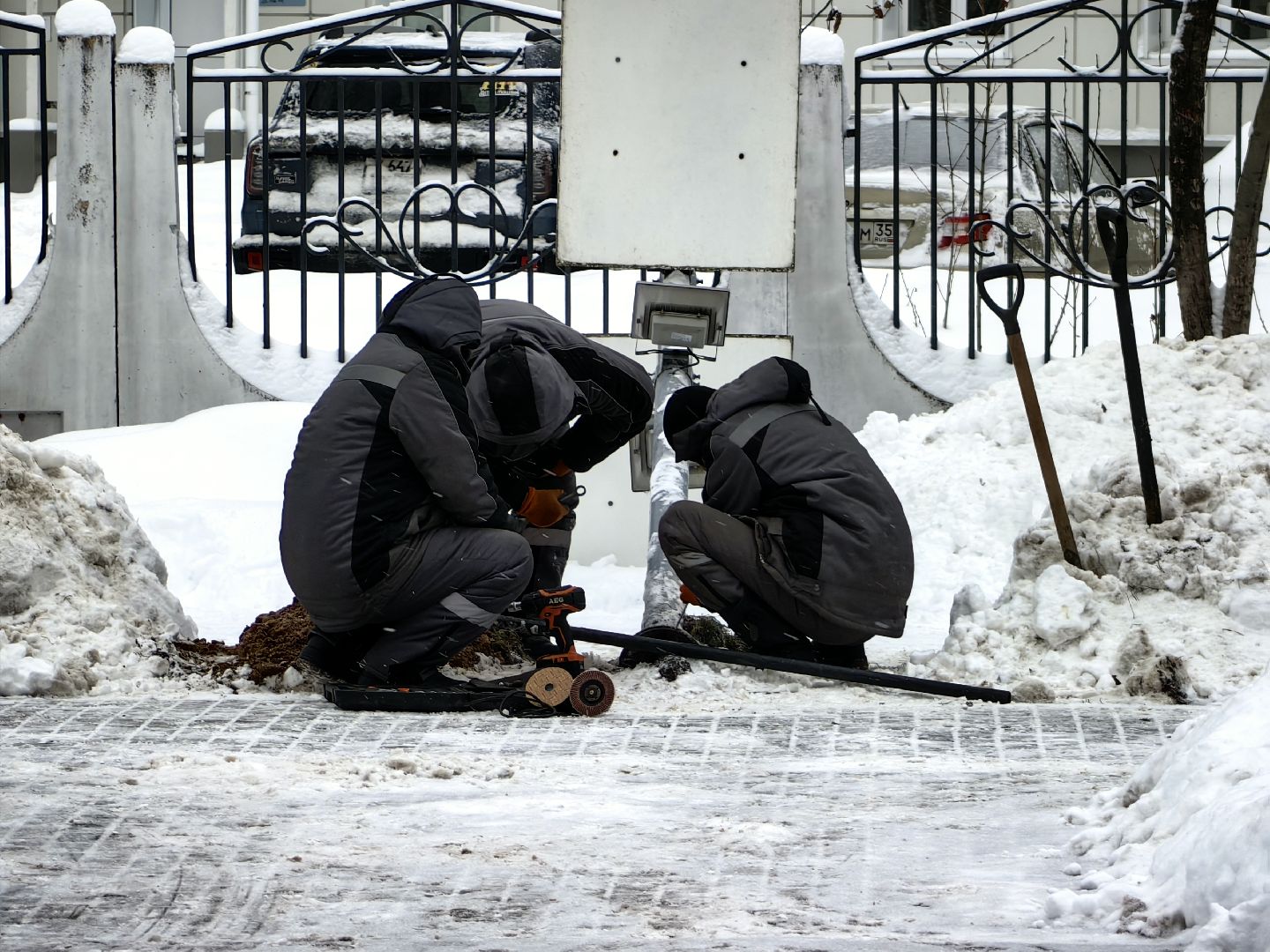 фонарь, столб, освещение, ремонт, ремонт фасада,