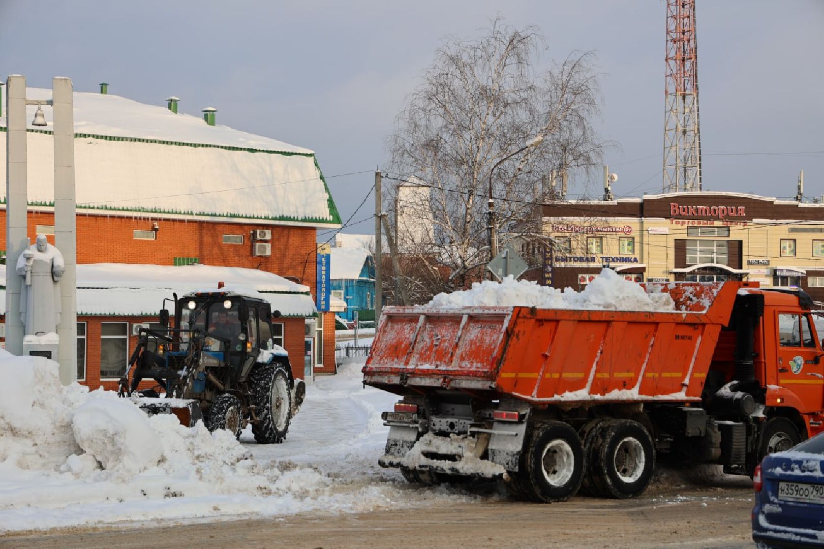 Волоколамск, Уборка снега,