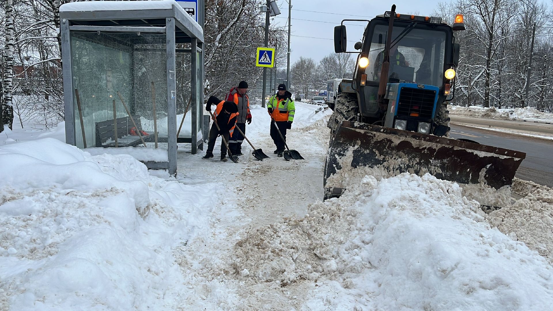 Волоколамск, Уборка снега,
