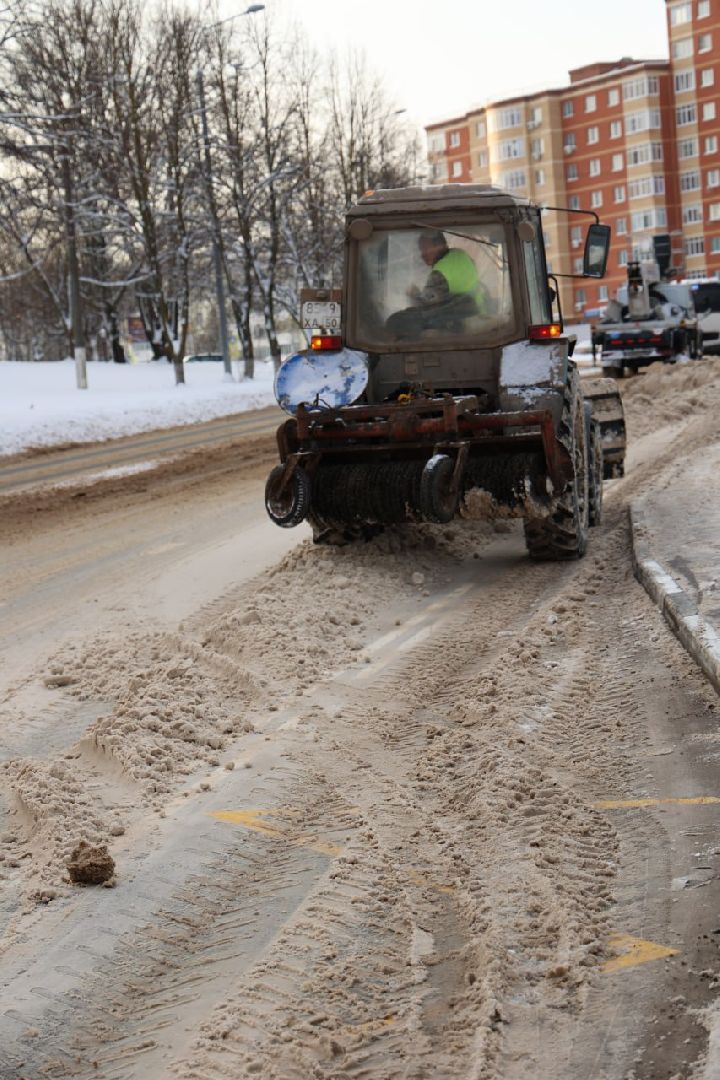 Волоколамск, Уборка снега,
