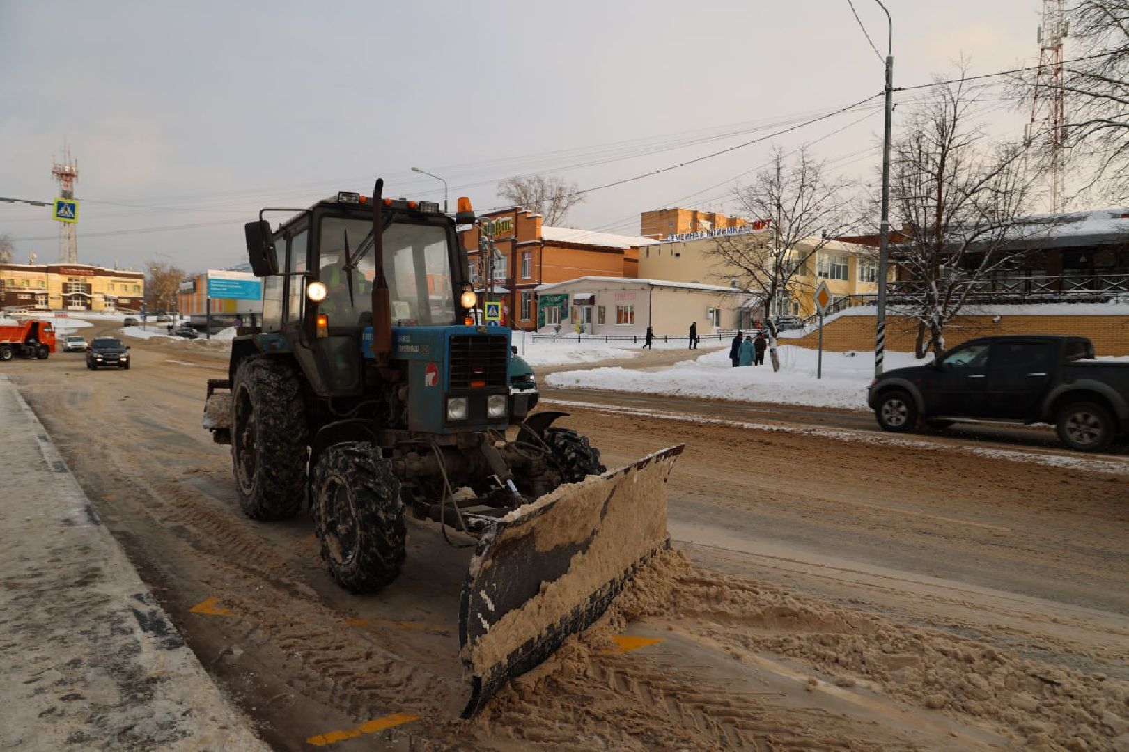 Волоколамск, Уборка снега,