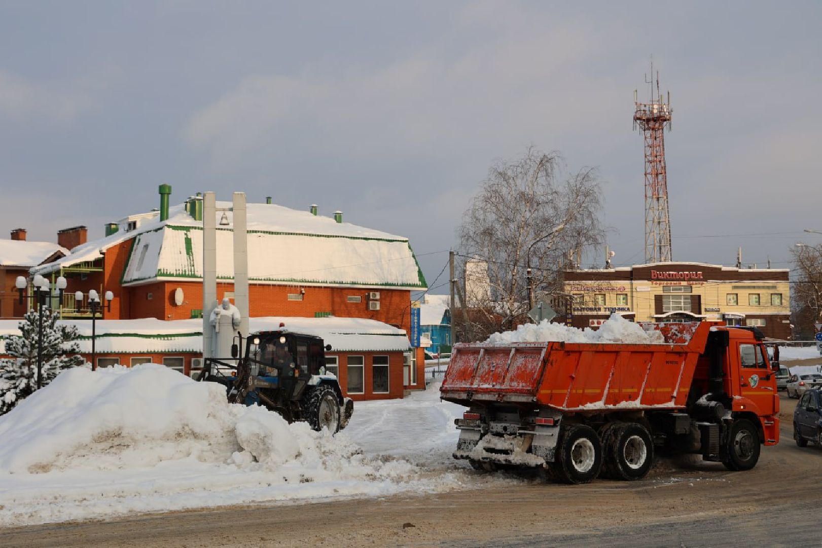 Волоколамск, Уборка снега,
