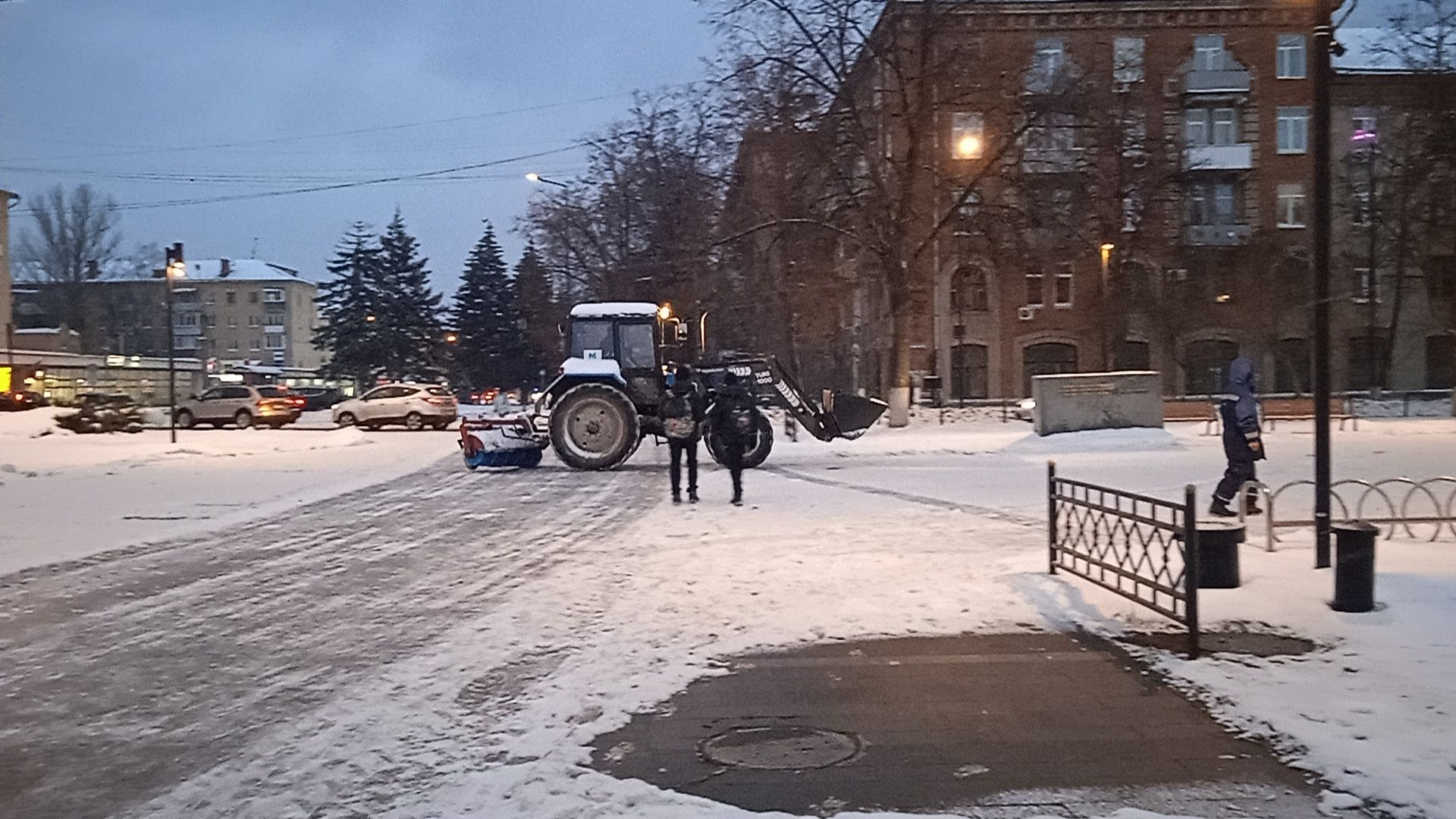 Никитин, снегопад, уборка, МБУ Городское хозяйство,