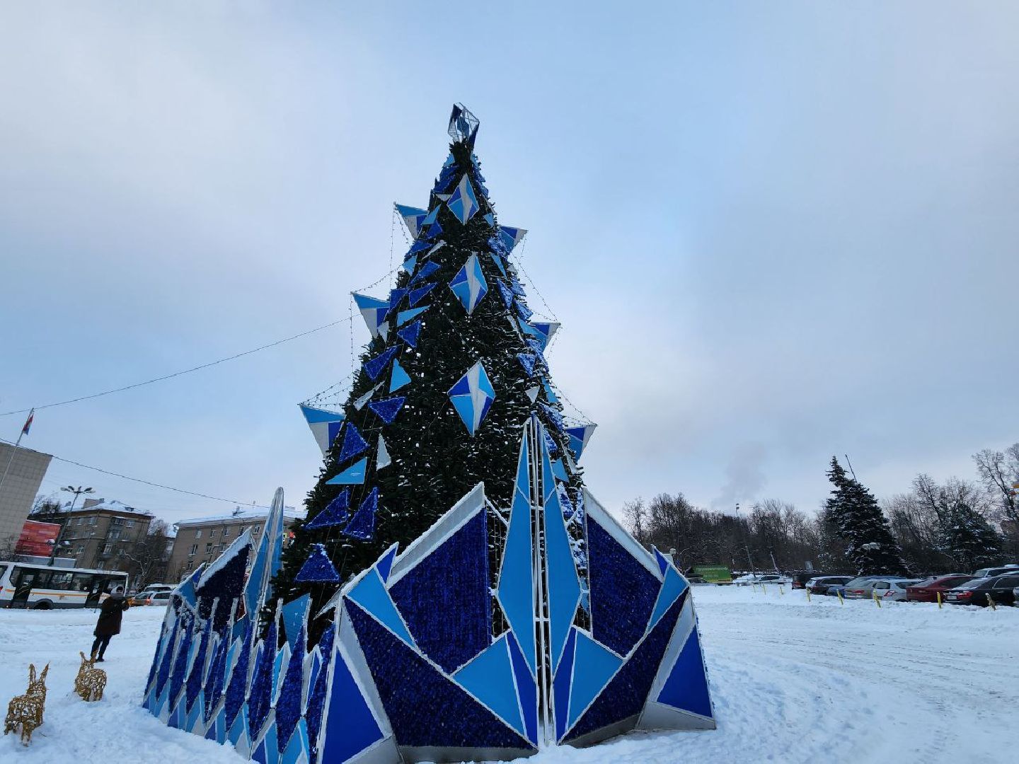 мытищи, зима в подмосковье, ёлка, новый год, администрация,
