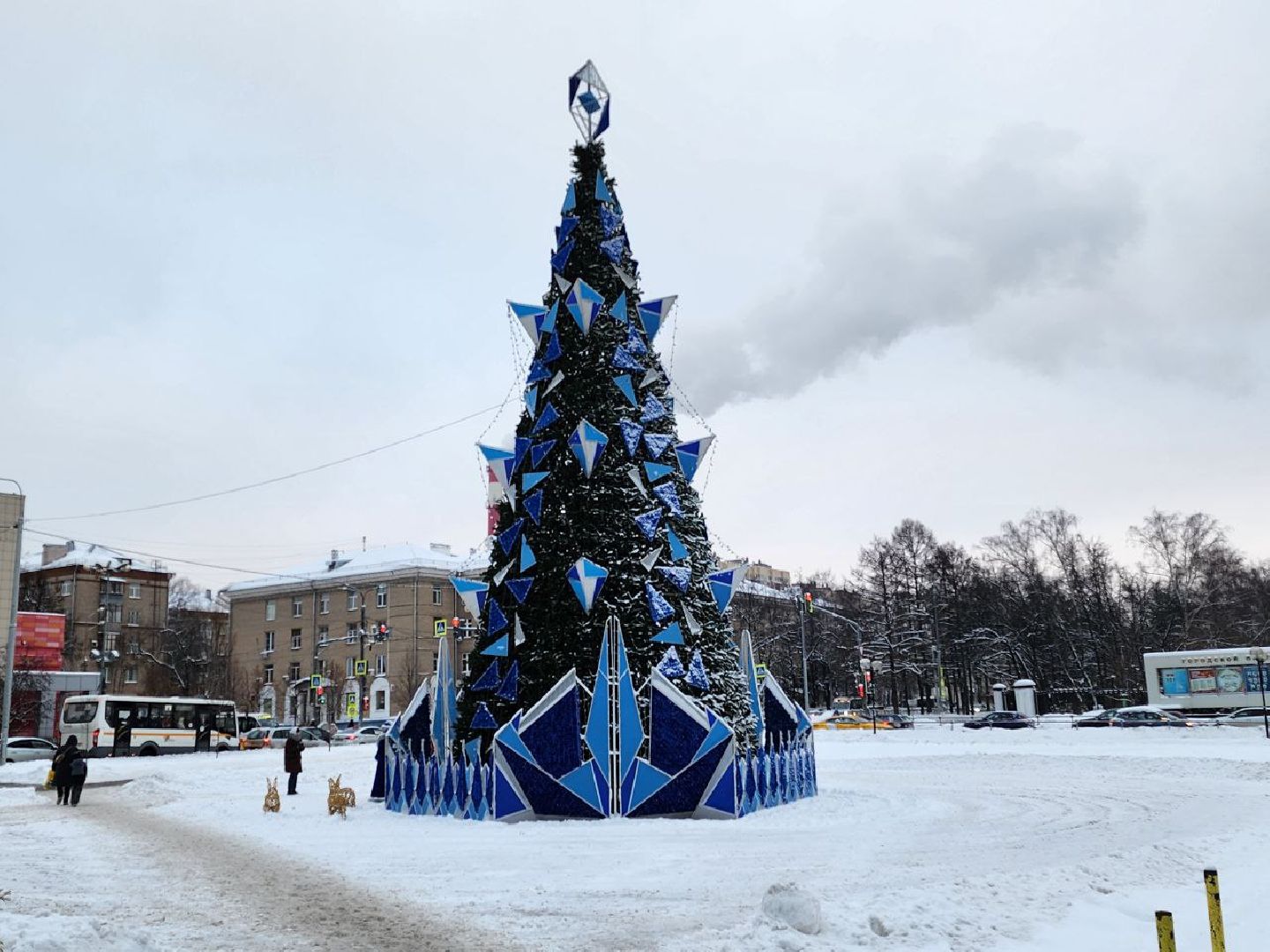 мытищи, зима в подмосковье, ёлка, новый год, администрация,