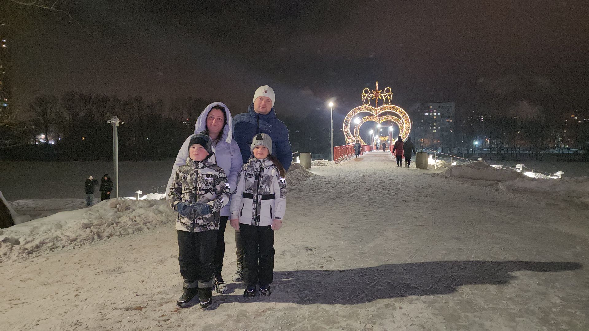 Пушкино, горки, снег, новый год, дети, общество, люди, досуг, Зима в Подмосоковье, Городской округ Пушкинский,