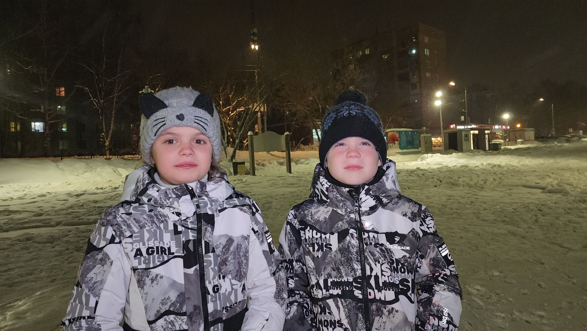 Пушкино, горки, снег, новый год, дети, общество, люди, досуг, Зима в Подмосоковье, Городской округ Пушкинский,