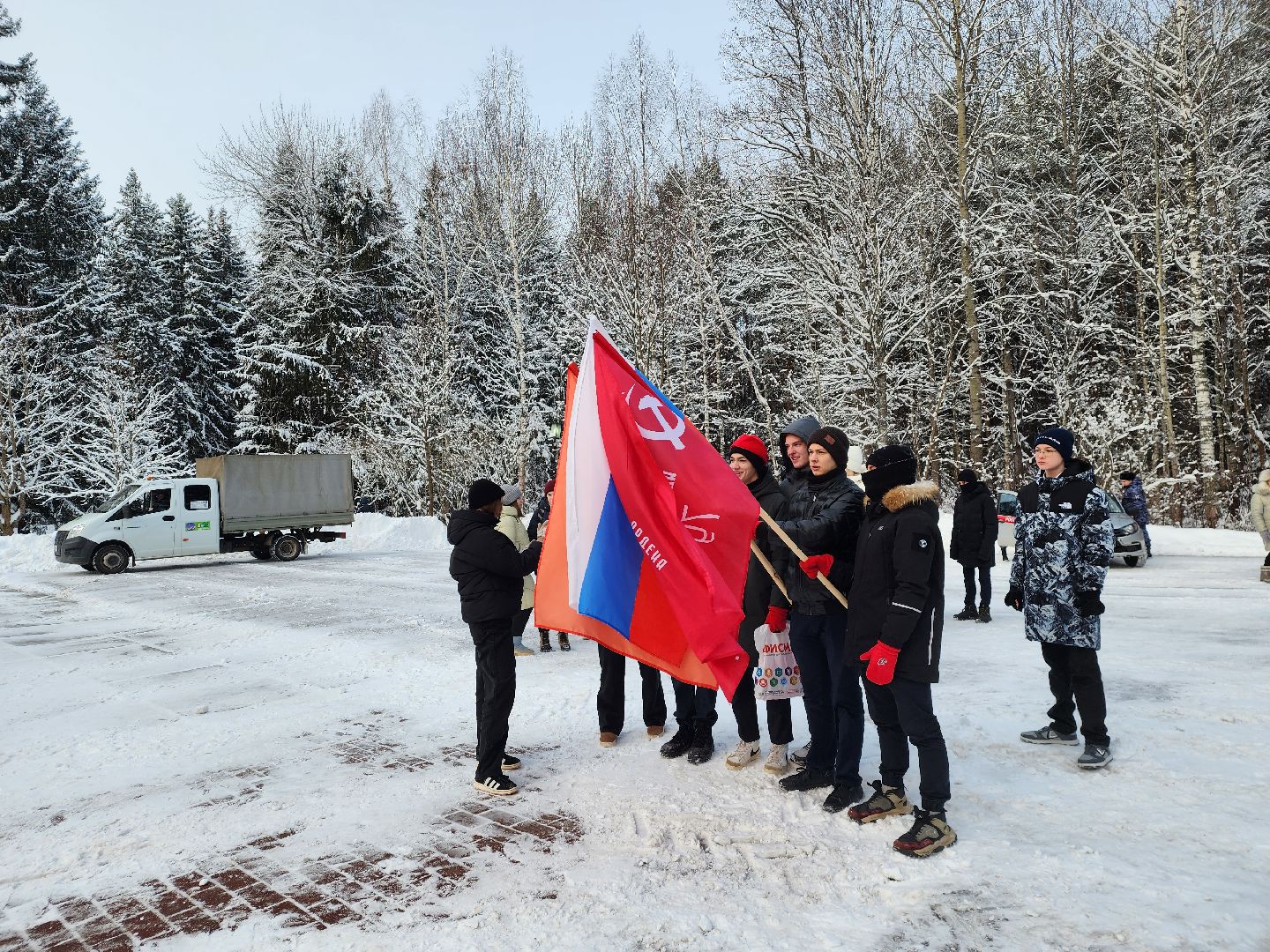 Битва под Москвой, Митинг, Акция памяти, Дубна,