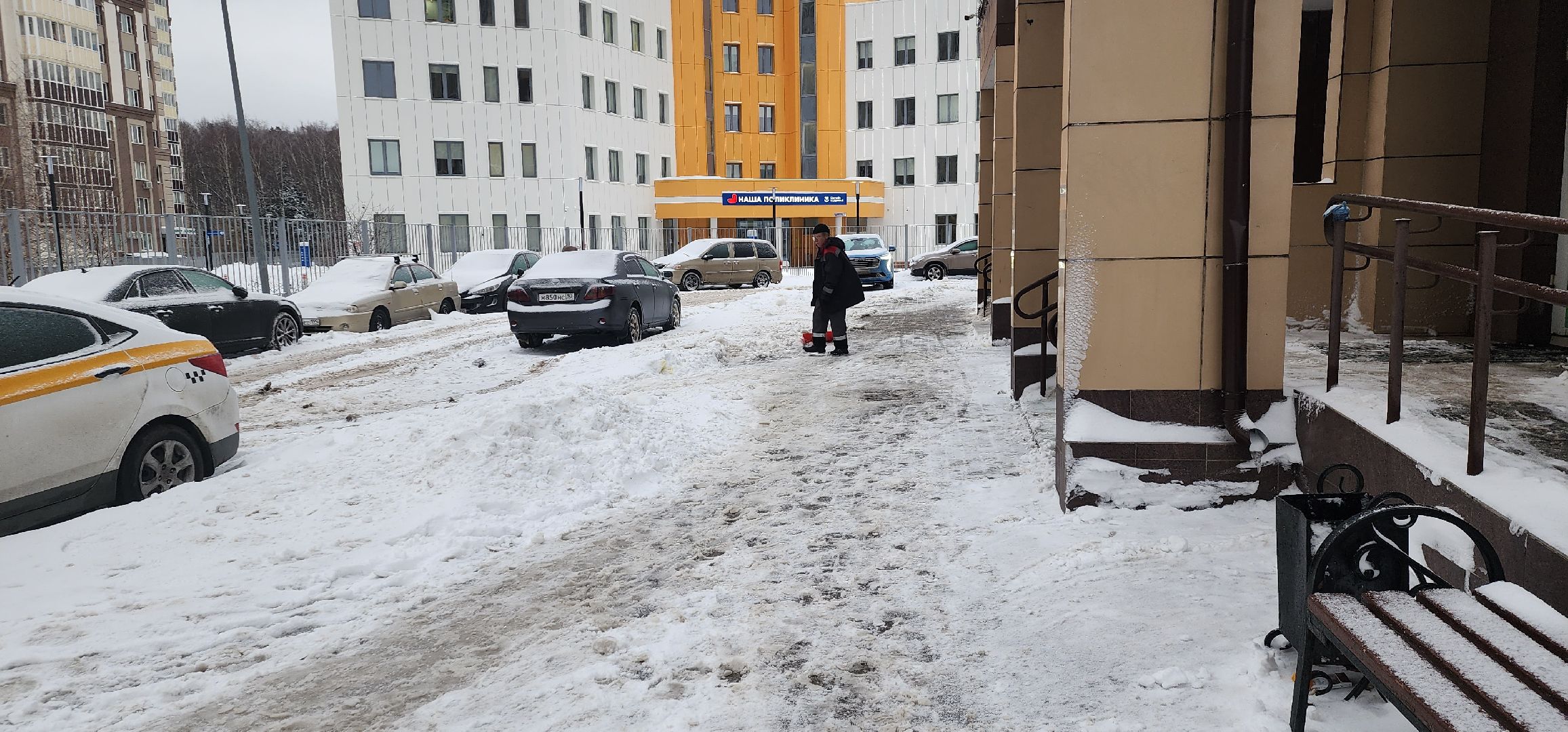 уборка снега, управляющие компании, Главное управление содержания территорий, Домодедово,