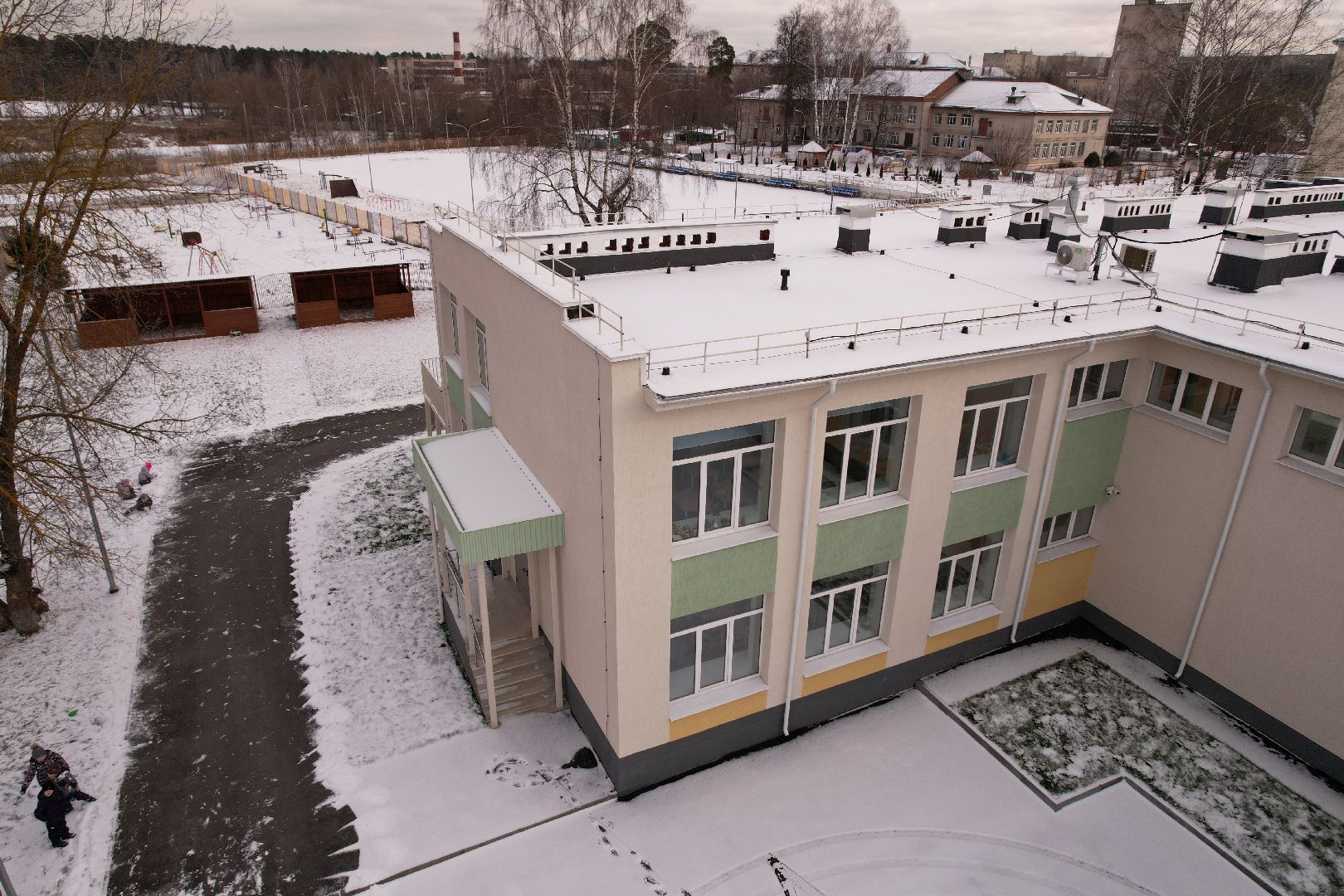 видео с коптера, теремок, ногинск,