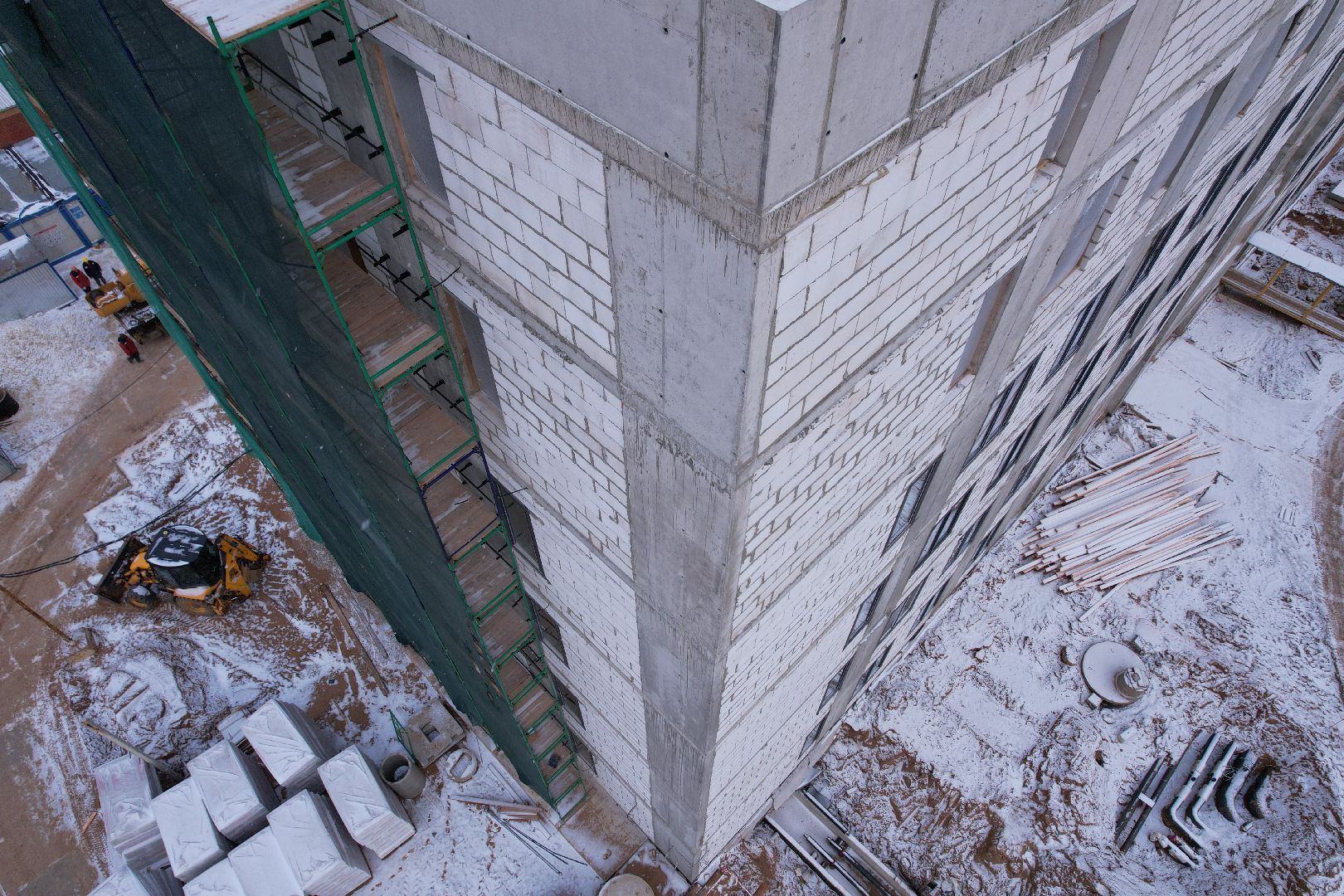 видео с коптера, поликлиника, котельники,