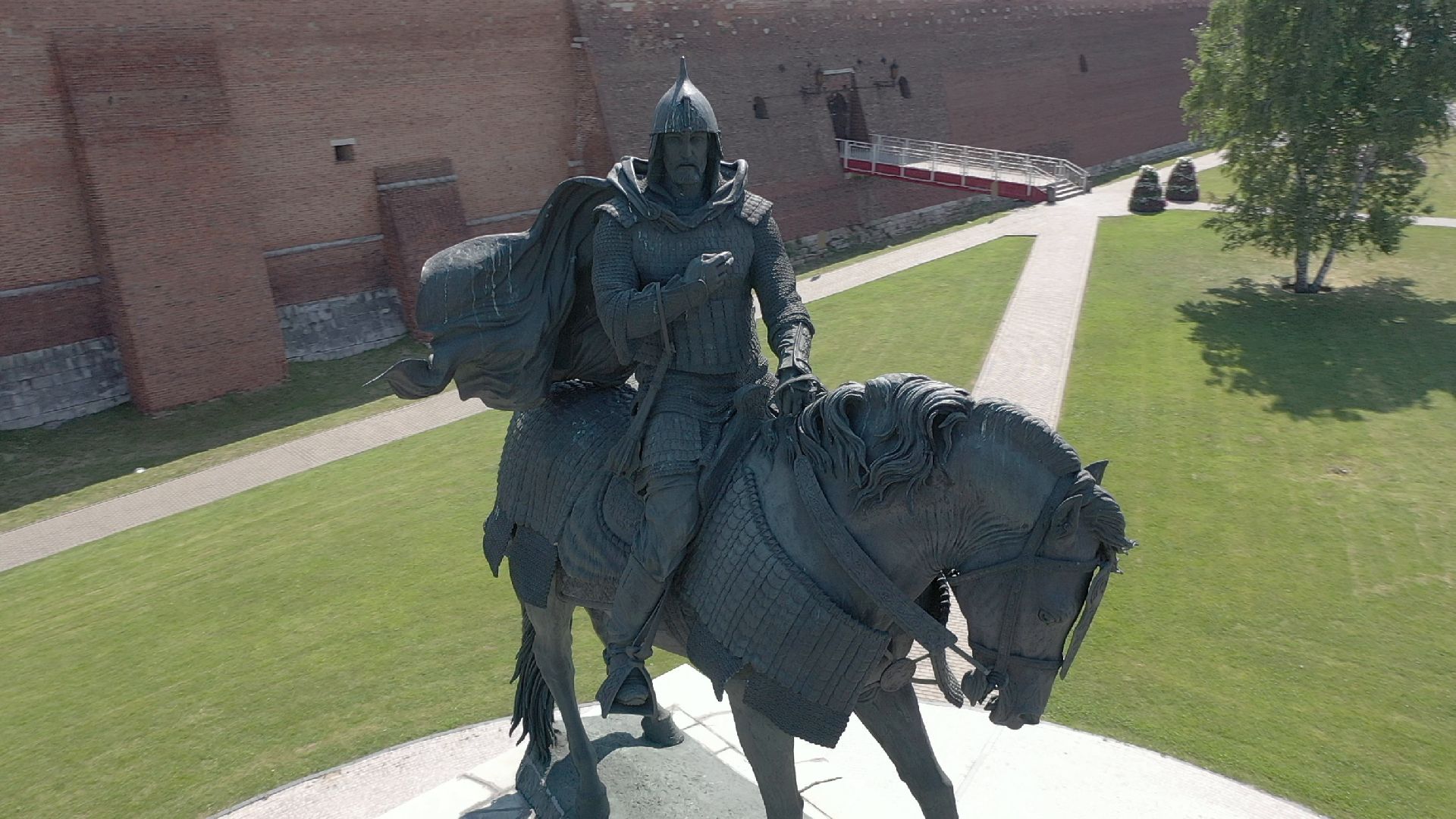 видео с коптера, Коломна, архитектура,