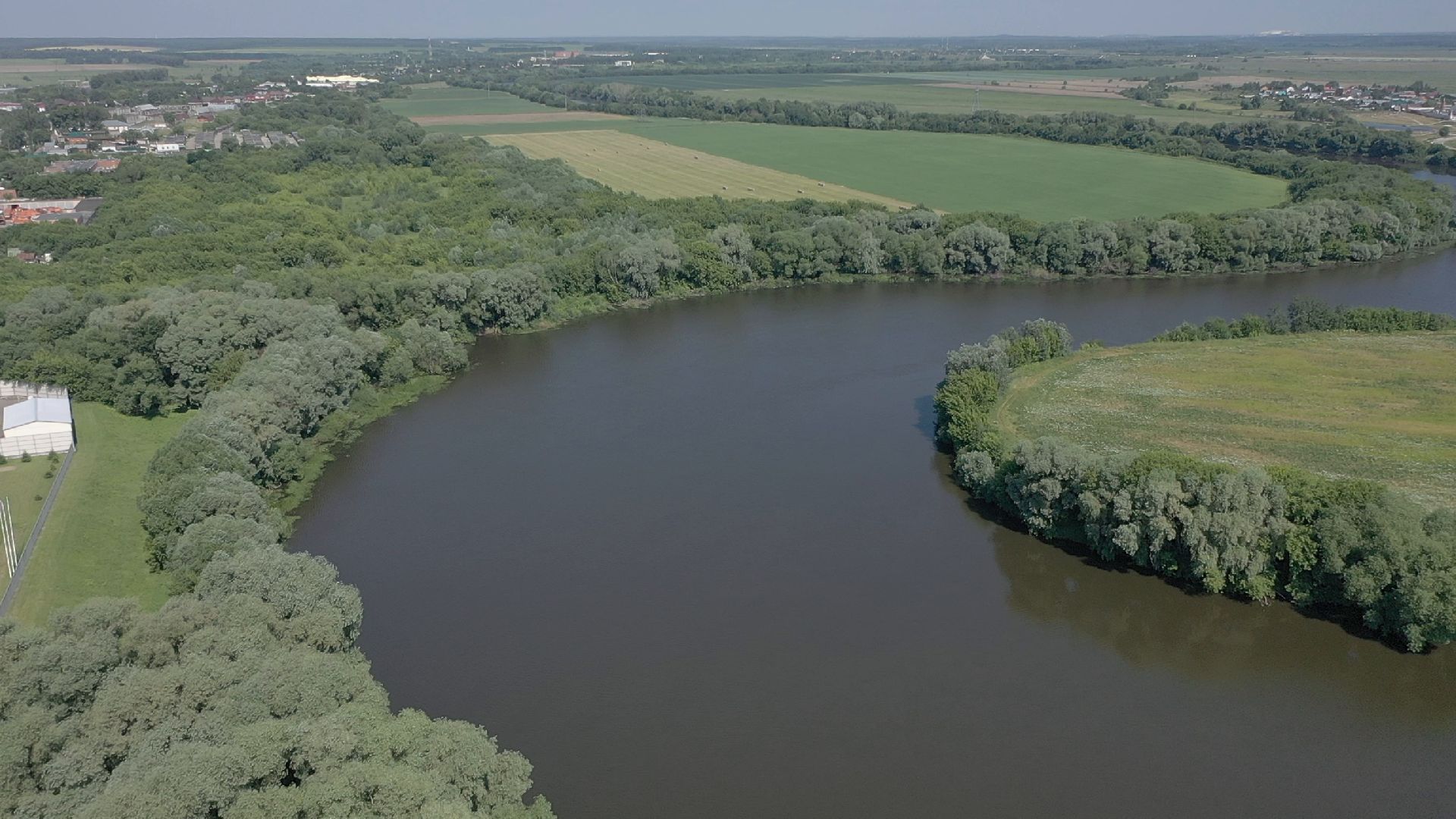 видео с коптера, Коломна, архитектура,