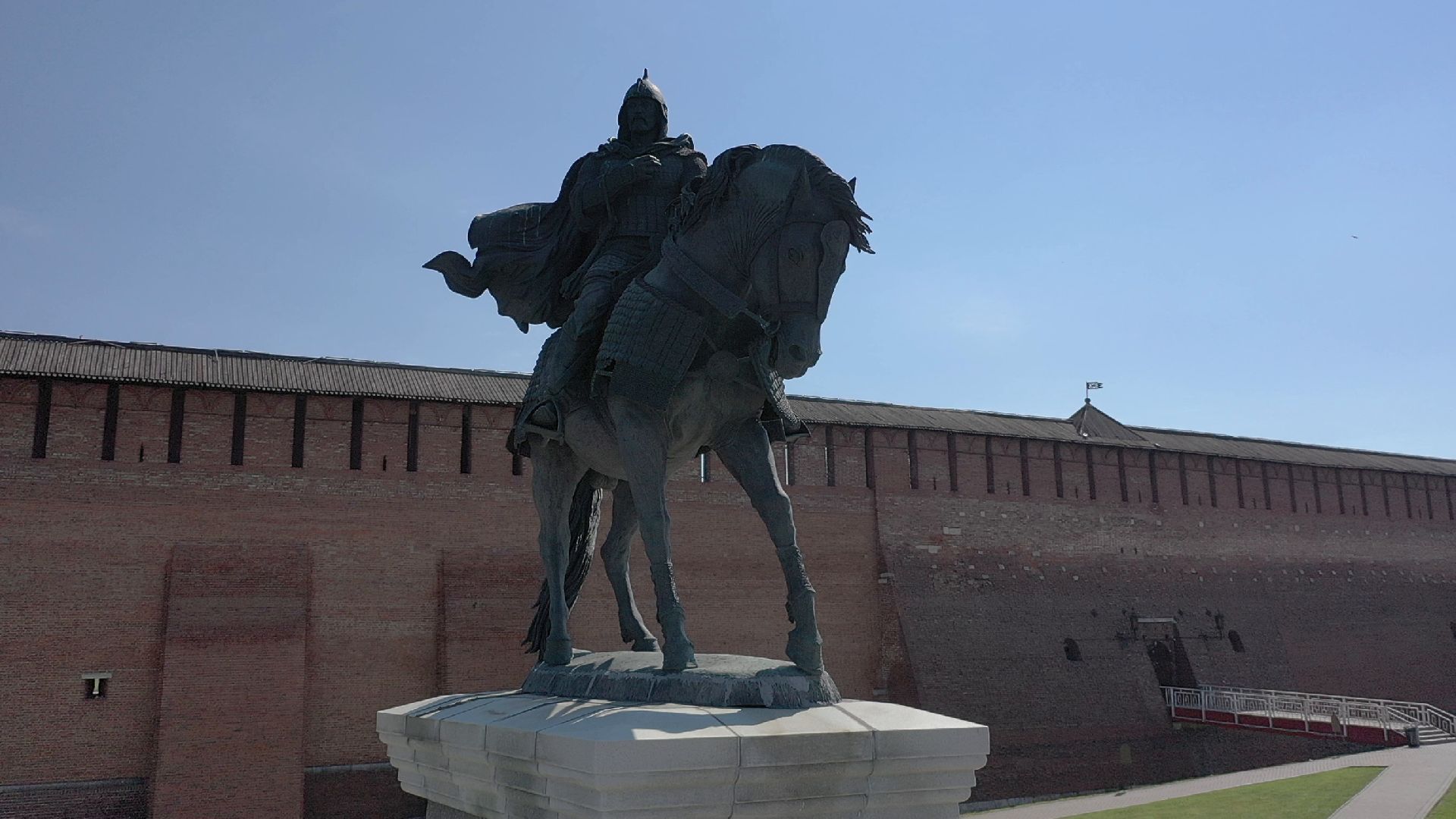 видео с коптера, Коломна, архитектура,