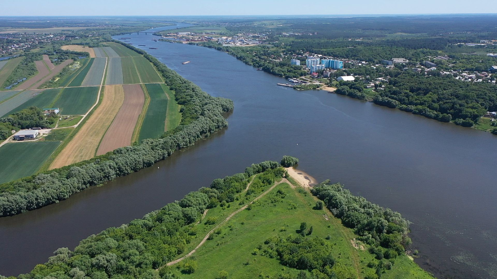 видео с коптера, Коломна, монастырь, архитектура,