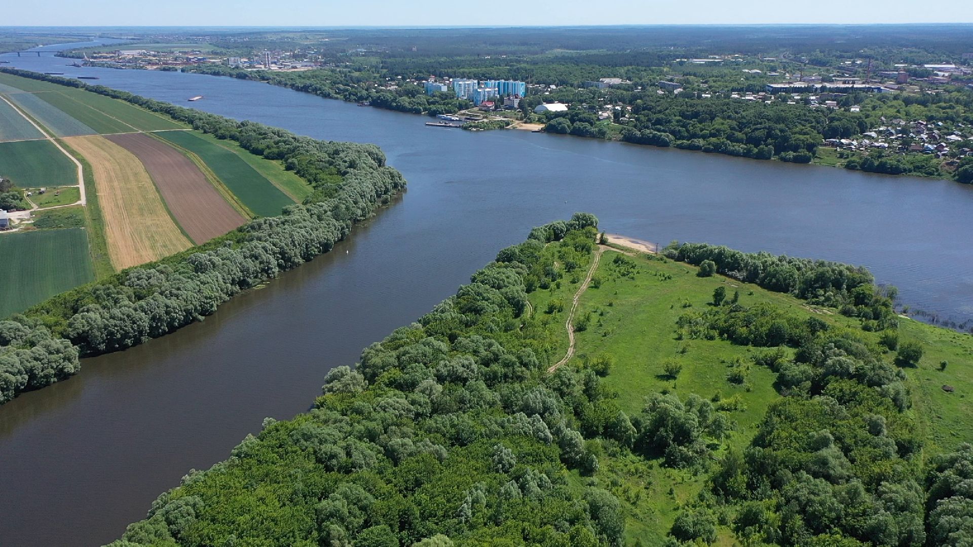 видео с коптера, Коломна, монастырь, архитектура,
